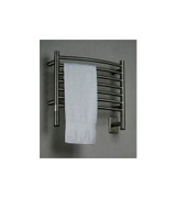 Amba Jeeves Model H Curved Electric Heated Towel Warmer - Brushed Stainless - 20-1/2" W x 18" H - HCB