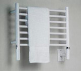 Amba Jeeves Model H Straight Electric Heated Towel Warmer - White - 20-1/2" W x 18" H - HSW