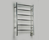 Amba Jeeves JSB-20 J Straight Electric Heated Towel Warmer - Brushed Stainless - 20-1/2" W x 31" H