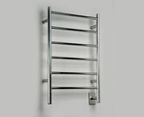 Amba Jeeves Model J Straight Electric Heated Towel Warmer - Brushed Stainless - 20-1/2" W x 31" H - JSB
