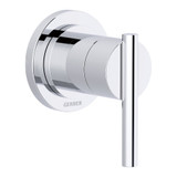 Gerber D560958T One Handle 3/4'' Volume Control Valve Trim Kit - Chrome