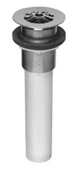 Mountain Plumbing MT749 MB Tear Drop Grid Lav Drain Without Overflow - Matte Black