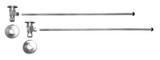 Mountain Plumbing Oval Handle Lav Angle Supply Kit - Pewter - MT6930-NL/PEW