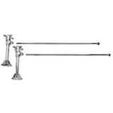 Mountain Plumbing Lavatory Sweat Valve Supply Kit - Brushed Nickel - MT8122X-NL/BRN