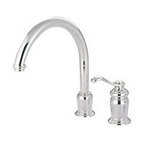 Kingston Brass Single Handle High Spout Kitchen Faucet - Polished Chrome - KS7821TLLS