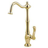 Kingston Brass Low-Lead Cold Water Filtration Filtering Faucet - Polished Brass KS1192FL