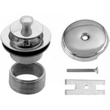 Westbrass D941K-26 1 Hole Twist & Close Bath Waste & Drain Trim Kit - Chrome