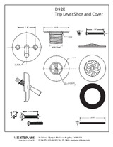 This Westbrass universal trim kit fits almost any tub. It includes a fine thread beehive grid tub drain plug with coarse thread converter bushing and a 2-hole trip lever faceplate with screws. Available in a variety of finishes, this item is sure to complement your existing fixtures.

Bath tub trim conversion kit with grid and faceplate
Bath tub drain shoe with beehive-shaped Gerber style grid and screw (D3311-F)
1-3/8 in. NPSM (1-5/8 in. - 16 UNC) fine thread exterior
1-1/2 in. NPSM x 1-3/8 in. NPSM adapter bushing (792BB)
2-hole trip lever faceplate with two 1/4 in. - 20 x 1-1/2 in. plated brass screws (D330)
Fits two-hole elbows
Heavy duty metal construction
Do not use plumber's putty for installation use silicone seal
