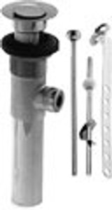 Westbrass D412-2 07 Pop-up Lavatory Drain with Overflow - Satin Nickel Westbrass D412-2 07 Pop-up Lavatory Drain with Overflow - Satin Nickel
