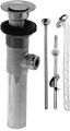 Westbrass D412-2 07 Pop-up Lavatory Drain with Overflow - Satin Nickel - D412-2-07