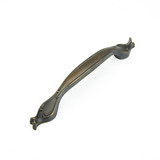 Schaub 263-ABZ French Farm Door Pull 8" cc - Ancient Bronze
