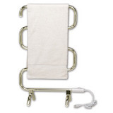 Warmrails Heatra Classic Heated Floor or Wall Mounted Towel Warmer - Chrome - HCC