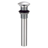 Gerber 1 1/4" Drain w/ Cover and Grid Strainer w/o Overflow - Brushed Nickel - D495082BN