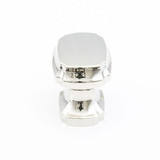 Schaub Empire Square Door Knob 1-3/8" diam - Polished Nickel - 882-PN