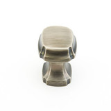 Schaub Empire Square Door Knob 1-3/8" diam - Antique Nickel - 882-AN