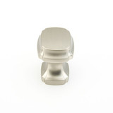 Schaub Empire Square Door Knob 1-3/8" diam - Satin Nickel - 882-15