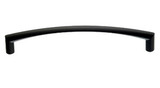 Top Knobs Griggs 12" Center to Center Appliance Pull, Flat Black - TK141BLK