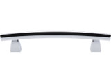 Top Knobs Sanctuary Arched 5" Center to Center Bar Pull, Polished Chrome - TK4PC