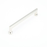 Schaub Empire Door Pull 8" cc - Polished Nickel - 879-PN