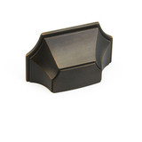Schaub Empire Cup Door Pull 3" cc - Ancient Bronze - 878-ABZ