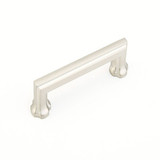 Schaub 877-15 Empire Door Pull 4" cc - Satin Nickel