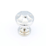 Schaub Empire Door Knob 1-3/8" diam - Polished Nickel - 876-PN