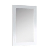 Fine Fixtures 21 5/8" x 33 1/2" Wall Mirror - White Matte Frame - MR22WH