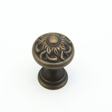 Schaub 870-RB Corinthian Door Knob 1-3/8" - Redington Brass