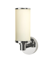 Valsan 30964ES Porto Bathroom Single Wall Light - Satin Nickel