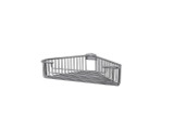 Valsan 53442CR Essentials Large Detachable Corner Wire Soap Basket 8" x 8" x 3" - Chrome