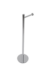 Valsan 53506NI Essentials Contempoary Free Standing Toilet Tissue Paper Holder - Polished Nickel