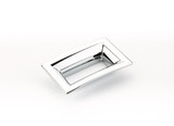 Schaub Finestrino Door Pull Flared Rectangle 64 mm cc - Polished Chrome - 441-26