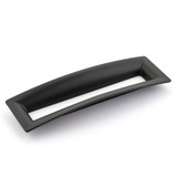 Schaub Finestrino Door Pull Flared Rectangle 160 mm cc - Matte Black - 442-MB