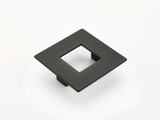 Schaub 443-MB Finestrino Door Pull Square 64 mm cc - Matte Black