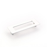 Schaub Finestrino Door Pull Rectangle 128 mm cc - Polished Chrome - 445-26