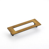 Schaub 445-BRBZ Finestrino Door Pull Rectangle 128 mm cc - Burnished Bronze