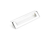 Schaub Finestrino Door Pull Angled Rectangle 160 mm cc - Polished Chrome - 451-26
