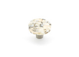 Schaub Ice Round Glass Door Knob 1-1/2" Diam - Sable Pebbles - 31-SBP