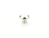 Schaub Menlo Park Door Knob Faceted 1-1/4" Diam - Polished Nickel - 531-PN
