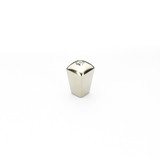 Schaub Skyevale Door Knob 1/2" Diam - Satin Nickel w/crystal - 299-15