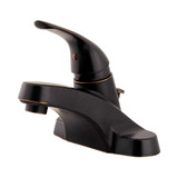 Price Pfister LG142-800Y Pfirst Series Single Handle 4" Centerset Lavatory Faucet with Metal Drain - Tuscan Bronze