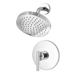 Price Pfister Contempra Shower Faucet Trim with Single Function Rain Shower Head - Polished Chrome - LG89-7NCC