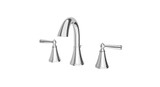 Price Pfister Saxton Two Handle Widespread Bathroom Faucet with Metal Pop-Up Drain - Polished Chrome - LG49-GL0C