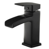 Price Pfister LG42-DF0B Kenzo Single Handle Bathroom Faucet with Metal Pop-Up Drain - Matte Black