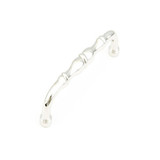 Schaub Traditional Door Pull 4" cc - Polished Nickel - 747-PN