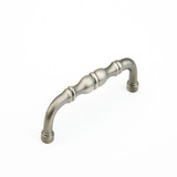 Schaub 747-AN Traditional Door Pull 4" cc - Antique Nickel