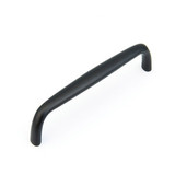 Schaub Traditional Door Pull 6" cc - Flat Black - 737-FB