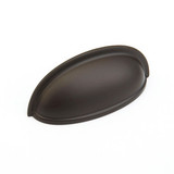 Schaub 731-10B Traditional Cup Door Pull 3" cc - Oil Rubbed Bronze