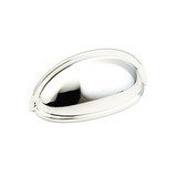Schaub 730-PN Traditional Cup Door Pull 3" cc - Polished Nickel