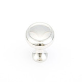 Schaub Traditional Door Knob 1-1/4" diam - Polished Nickel - 711-PN